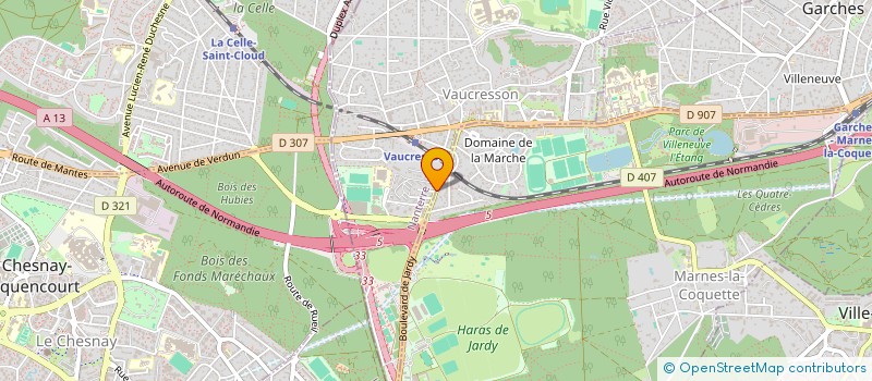 localisation de l'entreprise ADVILOGIS à VAUCRESSON