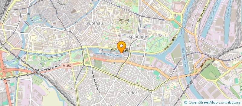 localisation de l'entreprise ADVISA à STRASBOURG