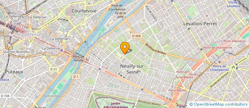 localisation de l'entreprise ADVISE à NEUILLY-SUR-SEINE