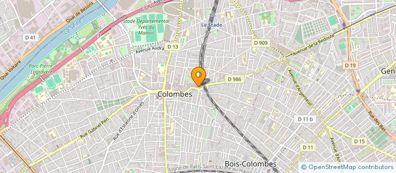 localisation de l'entreprise ADVISE & ASSISTANCE AUDIT  COLOMBES