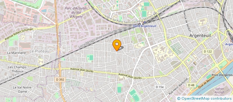 localisation de l'entreprise ADVISORA  ARGENTEUIL