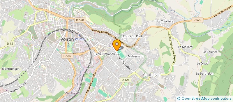 localisation de l'entreprise ADVISUM  COUBLEVIE