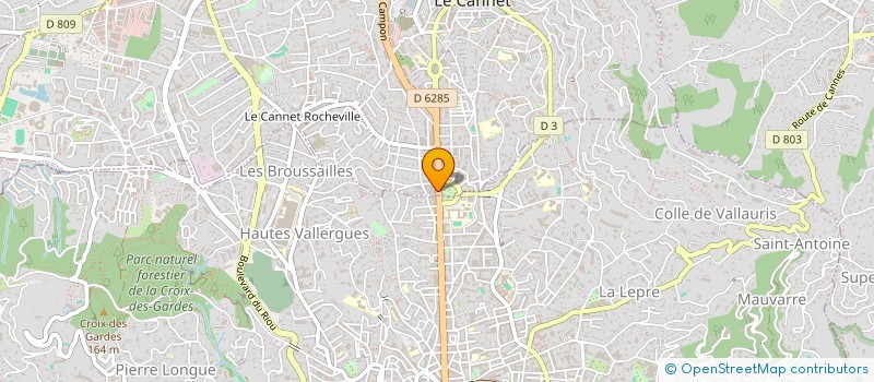 localisation de l'entreprise ADVITAM à LE CANNET