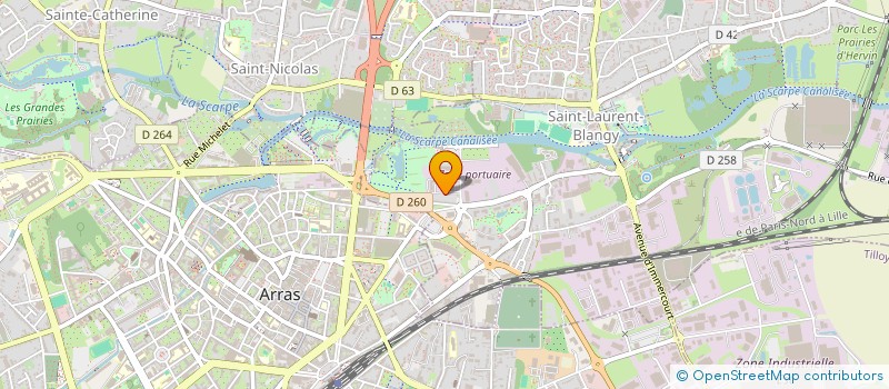 localisation de l'entreprise ADVITAM MACHINISME  SAINT-LAURENT-BLANGY