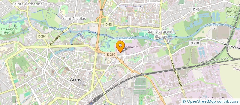 localisation de l'entreprise ADVITAM PARTICIPATIONS  SAINT-LAURENT-BLANGY