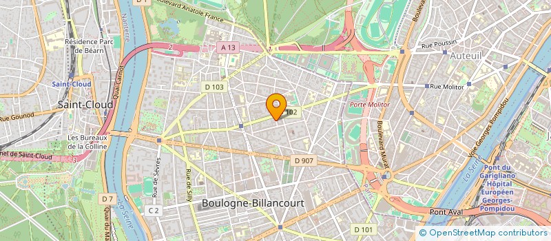 localisation de l'entreprise ADVITEC COMMUNICATIONS à BOULOGNE-BILLANCOURT