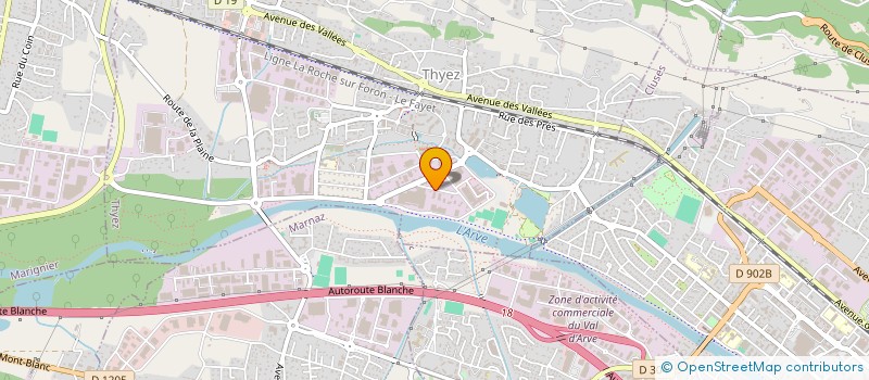 localisation de l'entreprise ADVITIS à THYEZ