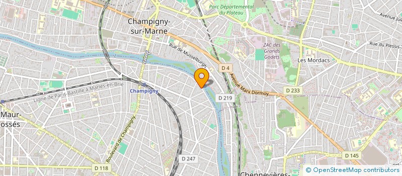 localisation de l'entreprise ADVIWISE à SAINT-MAUR-DES-FOSSES