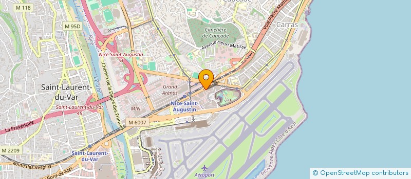 localisation de l'entreprise ADVIZE SOLUTIONS à NICE