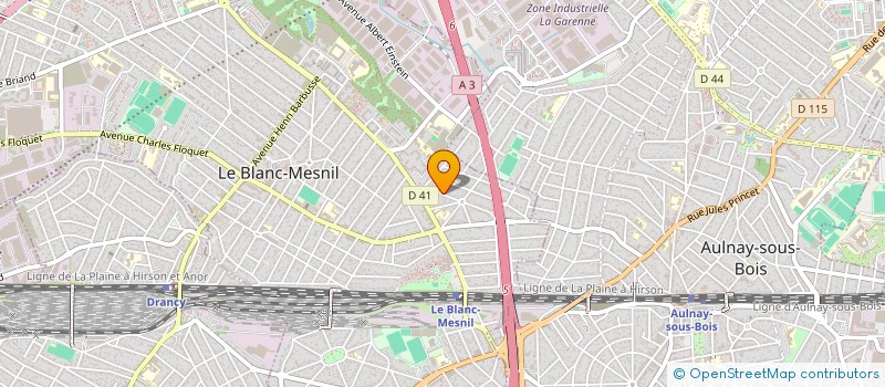 localisation de l'entreprise ADVM à LE BLANC-MESNIL