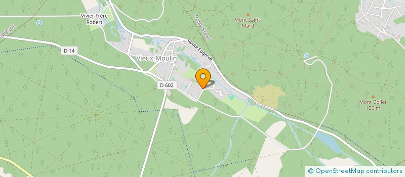 localisation de l'entreprise ADVM  VIEUX-MOULIN