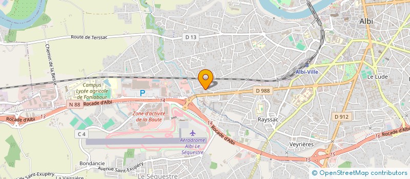 localisation de l'entreprise ADVO'CAST  ALBI