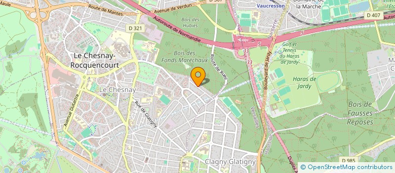 localisation de l'entreprise ADVOCATA NOSTRA  LE CHESNAY-ROCQUENCOURT