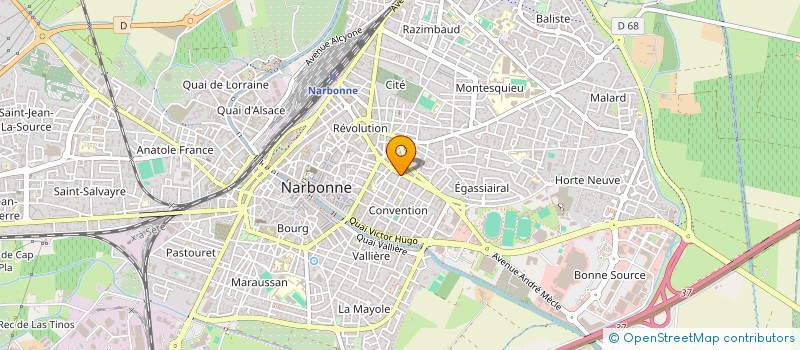 localisation de l'entreprise ADVOCATUS  NARBONNE