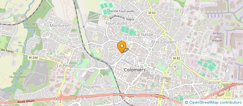 localisation de l'entreprise ADVTC 31 à COLOMIERS