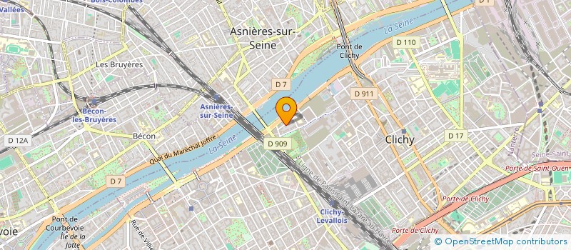 localisation de l'entreprise ADVYZEN à CLICHY