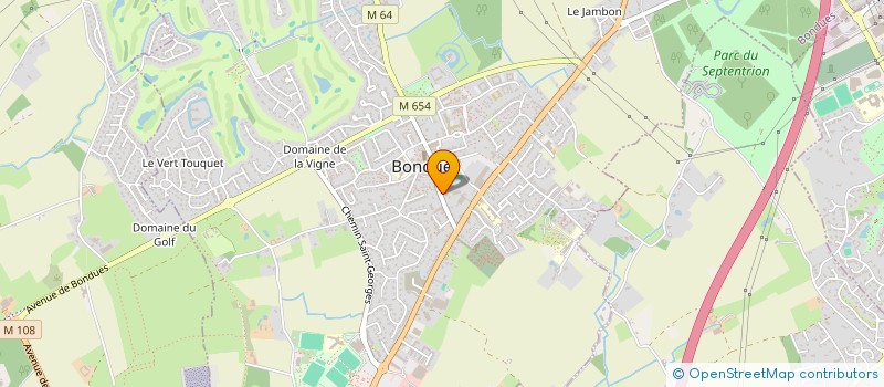 localisation de l'entreprise ADW  BONDUES