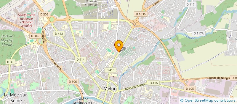 localisation de l'entreprise ADW IMMO à MELUN