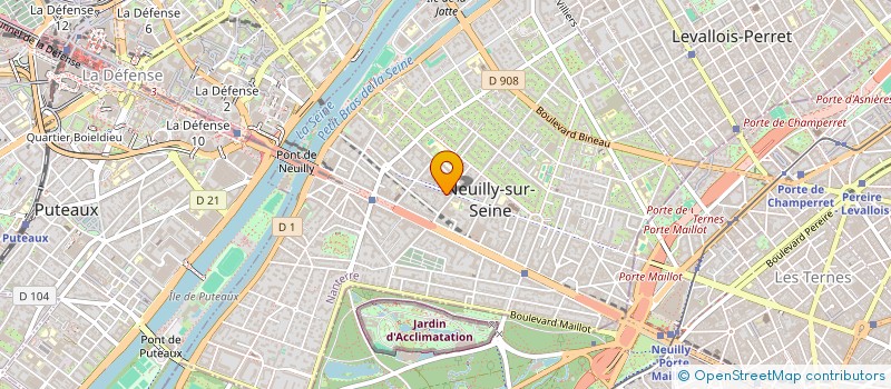 localisation de l'entreprise ADWAY à NEUILLY-SUR-SEINE