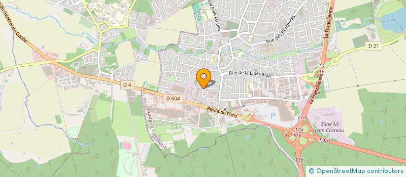 localisation de l'entreprise ADWOOD à PONTAULT-COMBAULT
