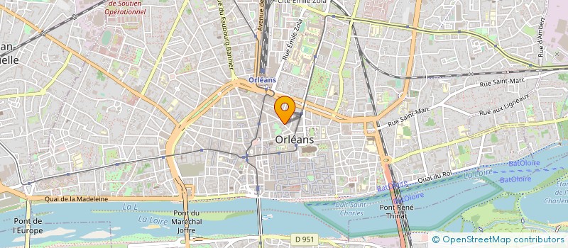 localisation de l'entreprise ADWORK'S 13 à ORLEANS