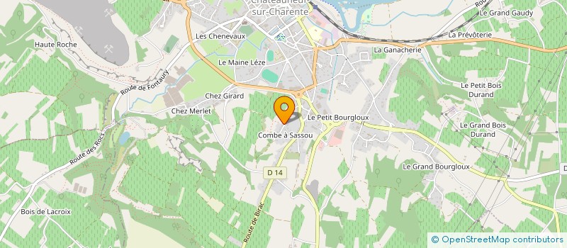 localisation de l'entreprise ADXDECAP à CHATEAUNEUF-SUR-CHARENTE