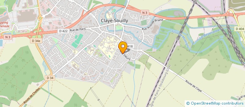 localisation de l'entreprise ADXPLORER  CLAYE-SOUILLY