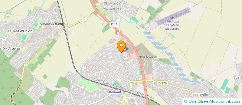 localisation de l'entreprise ADY  DOMONT