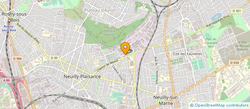 localisation de l'entreprise ADY à NEUILLY-PLAISANCE