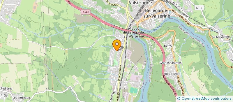 localisation de l'entreprise ADY à VALSERHONE