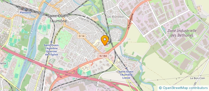 localisation de l'entreprise ADY CONSEIL à ST OUEN L AUMONE