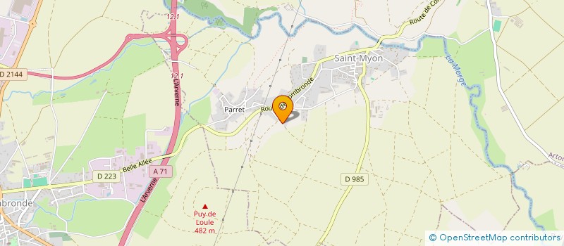 localisation de l'entreprise ADY-IMMO  SAINT-MYON