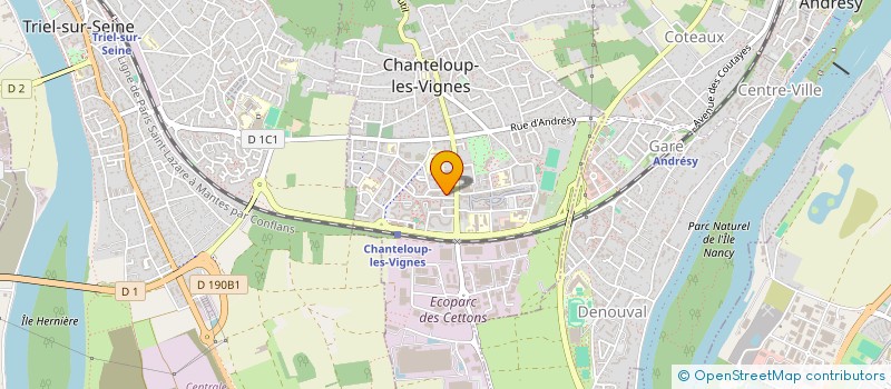 localisation de l'entreprise ADY SERVICES  TRIEL-SUR-SEINE