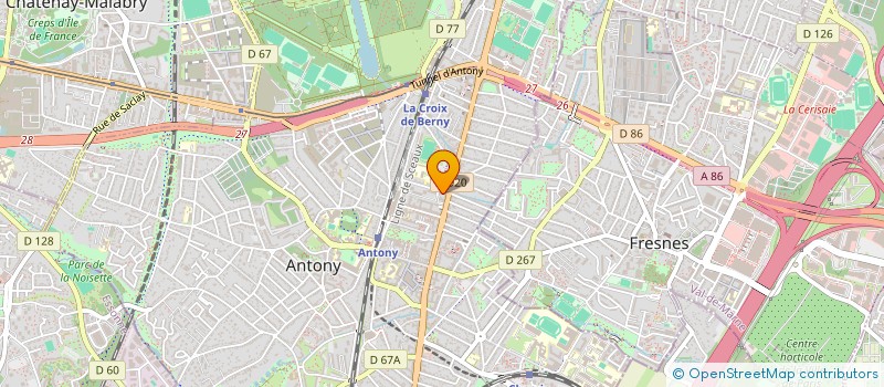 localisation de l'entreprise ADYA GROUP à ANTONY