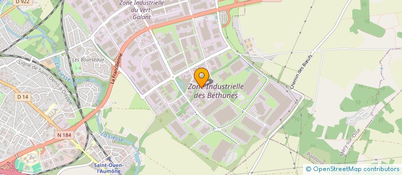 localisation de l'entreprise ADYA SAS à SAINT-OUEN-L'AUMONE