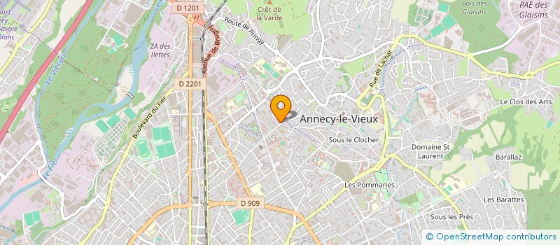 localisation de l'entreprise ADYNX  ANNECY