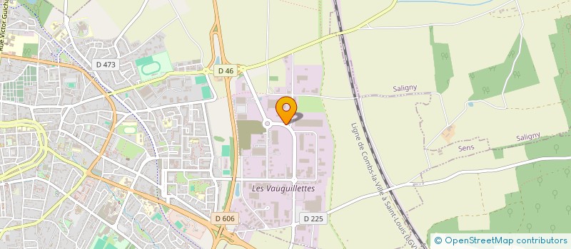 localisation de l'entreprise ADYS à SENS
