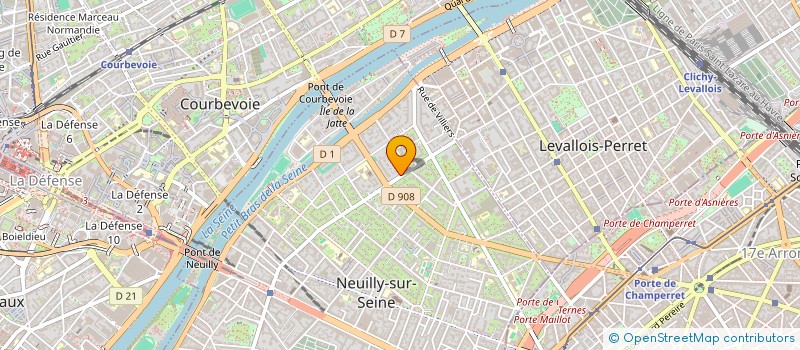 localisation de l'entreprise ADYS à NEUILLY-SUR-SEINE