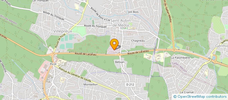 localisation de l'entreprise ADYS ENERGIES  SAINT-AUBIN-DE-MEDOC