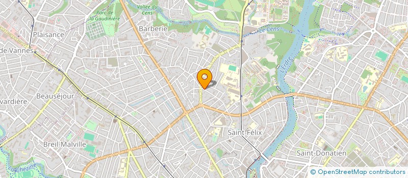 localisation de l'entreprise ADYS9468 à NANTES