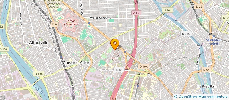 localisation de l'entreprise ADYSS à MAISONS-ALFORT