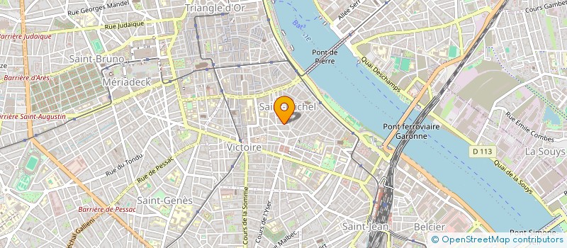 localisation de l'entreprise ADYSS à BORDEAUX