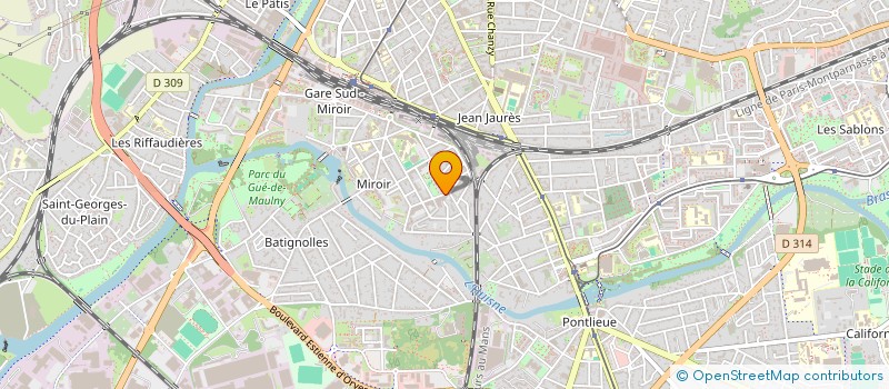 localisation de l'entreprise ADZ  LE MANS