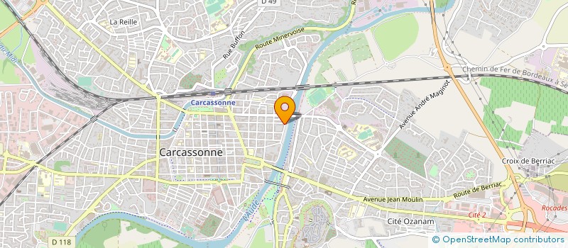 localisation de l'entreprise ADZ IMPEX à CARCASSONNE