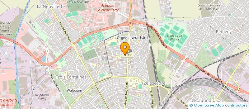 localisation de l'entreprise ADZAP ELON  REIMS