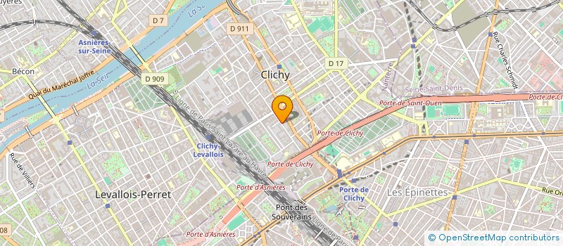 localisation de l'entreprise ADZZ CONSEIL à CLICHY