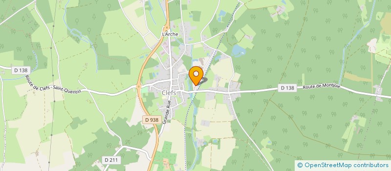 localisation de l'entreprise AE 290  BAUGE-EN-ANJOU