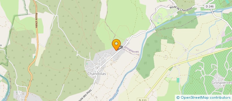 localisation de l'entreprise AE ARDECHE ENERGIES  PAYZAC