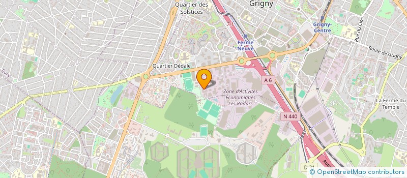 localisation de l'entreprise AE BAT à GRIGNY