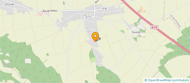 localisation de l'entreprise AE-BATIMENT  AILLY